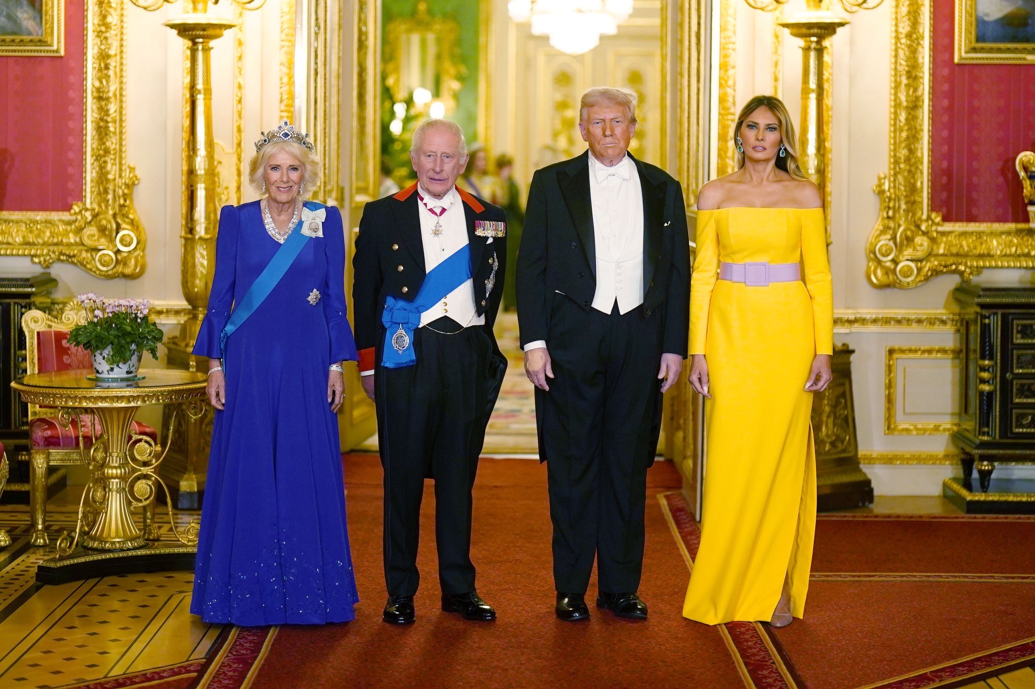 Donald Trump and First Lady Attend State Banquet Hosted by King Charles III at Windsor Castle