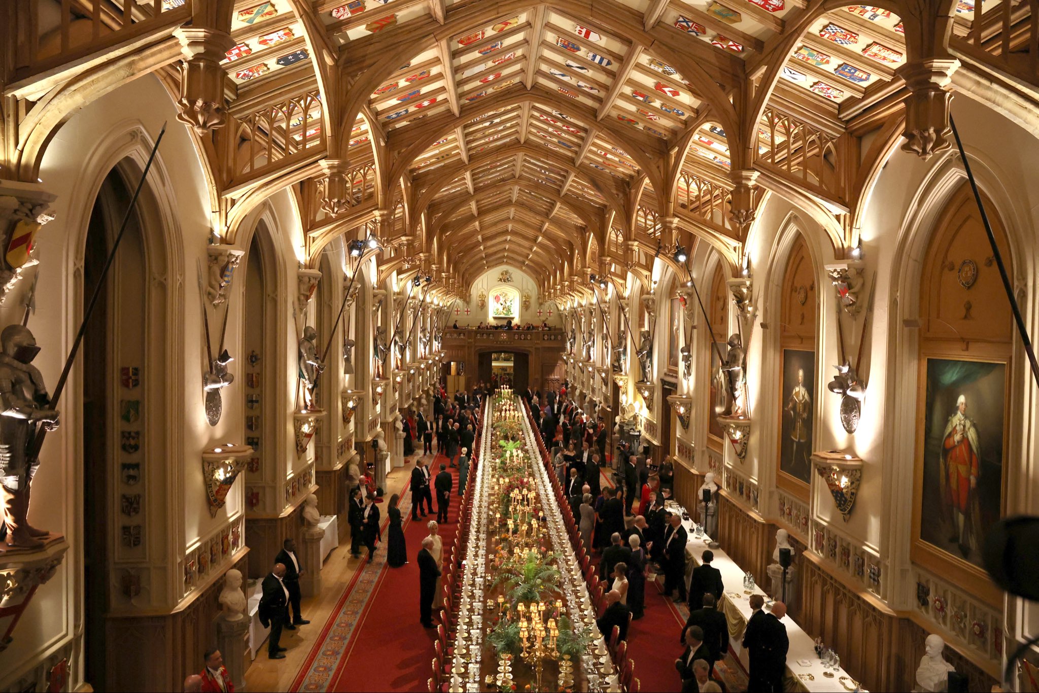 Donald Trump and First Lady Attend State Banquet Hosted by King Charles III at Windsor Castle