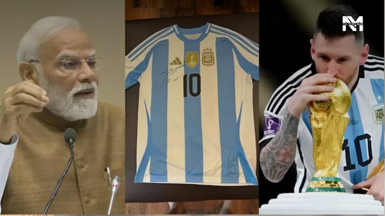 Lionel Messi Sends Signed Jersey to Prime Minister Narendra Modi Ahead of India Visit