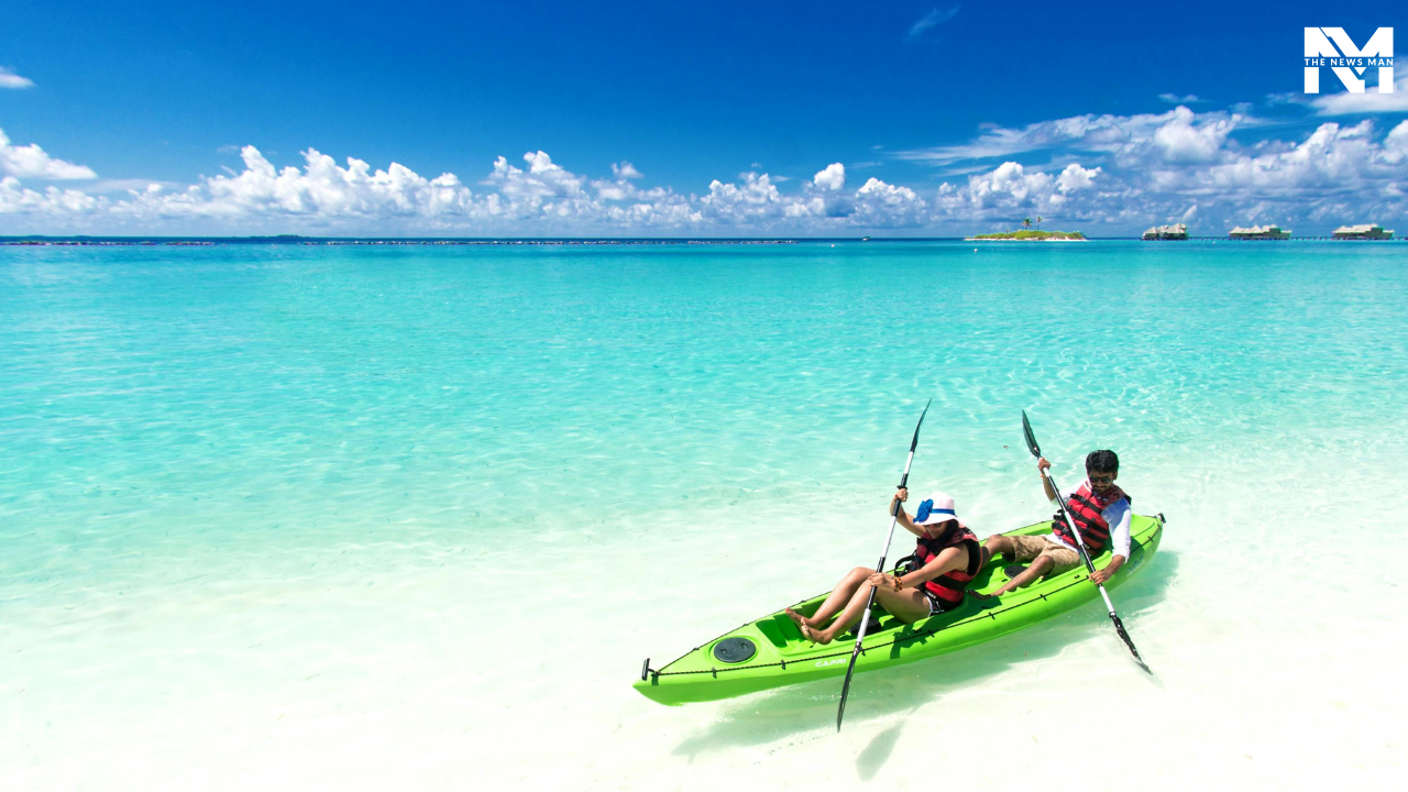Kayaking: Explore hidden coves and paddle through the Maldives' turquoise waters. Get a closer look at whale sharks, sea turtles, and coral reefs, and connect with nature.