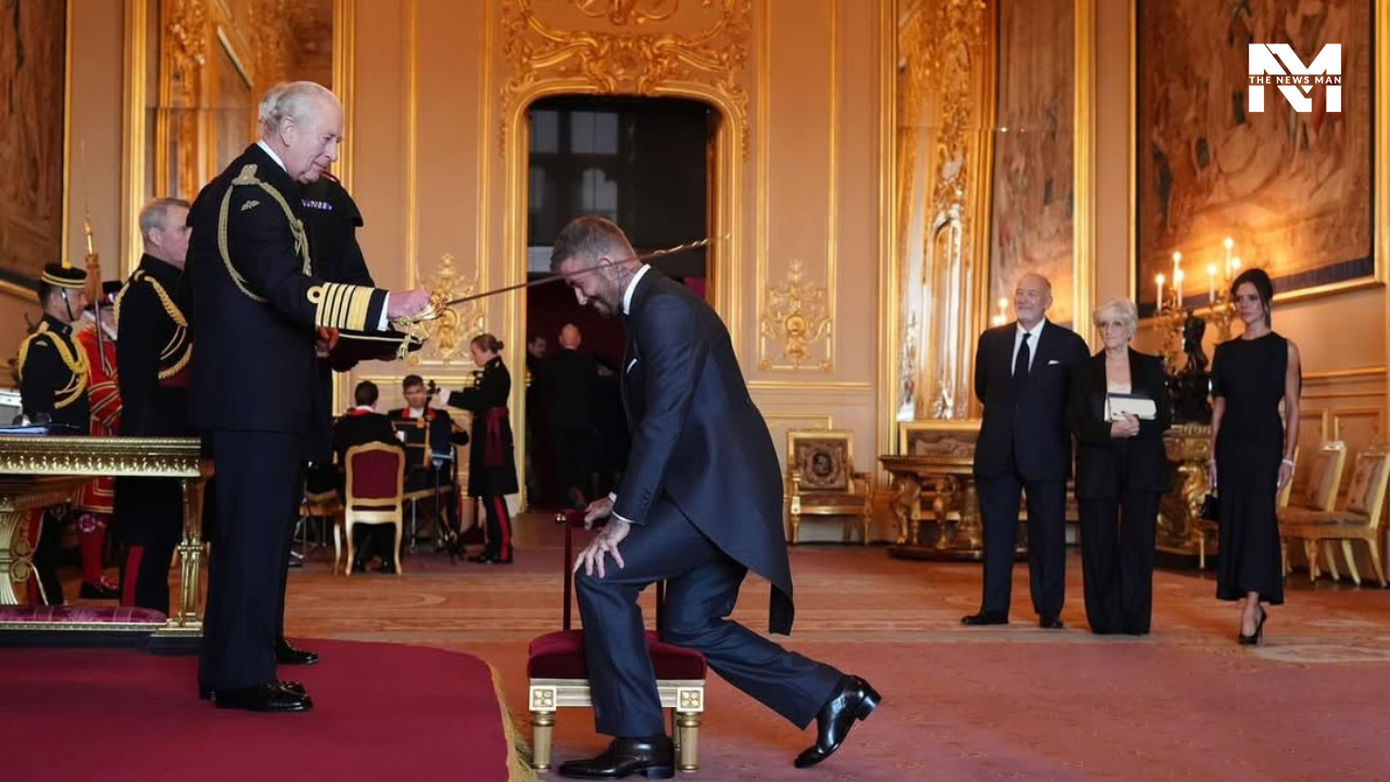 Soccer And Football Star David Beckham Gets Knighthood from King Charles at Windsor Castle: Know WHY! Soccer And Football Star David Beckham Gets Knighthood from King Charles at Windsor Castle: Know WHY!