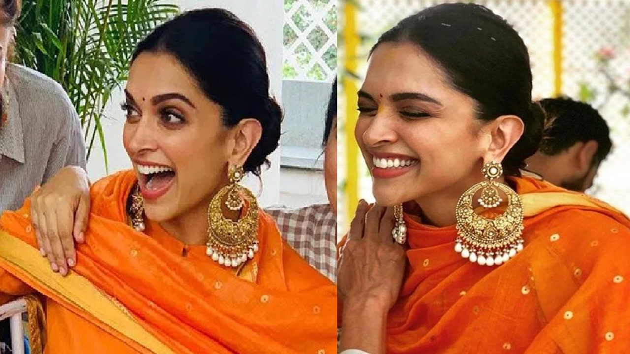 Dangling earnings are sometimes hard to carry. Thus, you can remove them for a while and then wear them again. But it gives you a classy as well as royal look.