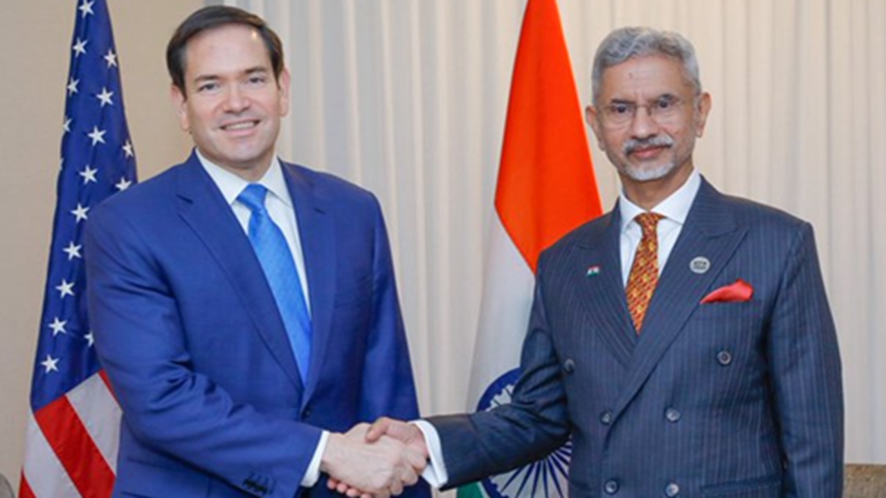 S Jaishankar and Marco Rubio Meeting