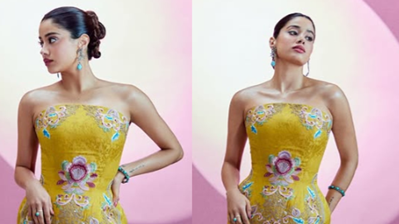 Actress Janhvi Kapoor's Lime Green Outfit Captivating Fans
