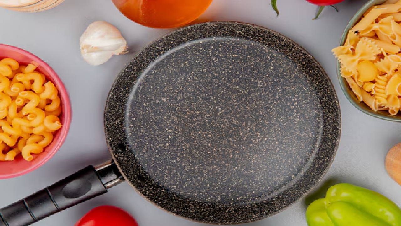 Nonstick frying pans are suitable for cooking because they are convenient for low fat cooking and easy to clean.