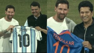 Lionel Messi in Mumbai