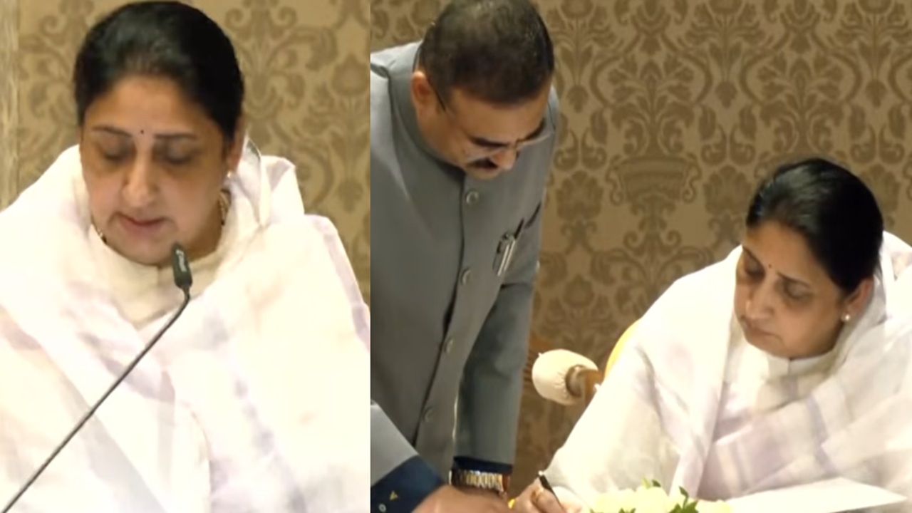 Sunetra Ajit Pawar Takes Oath As ‘First Woman Deputy Chief Minister of Maharashtra’