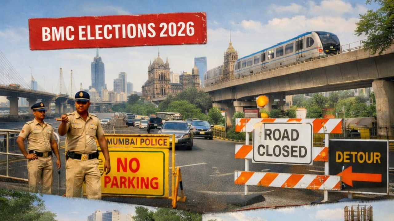 BMC Elections 2026: Mumbai Police Announce Traffic Restrictions Across Western Suburbs; Alternate Routes Issued