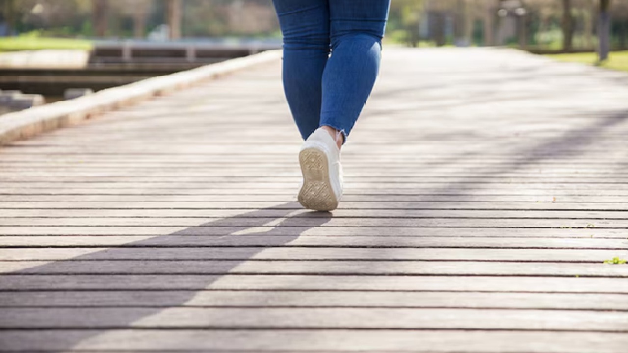 Walking helps to lubricate joints, especially the knees and hips, which helps to avoid pain associated with arthritis.