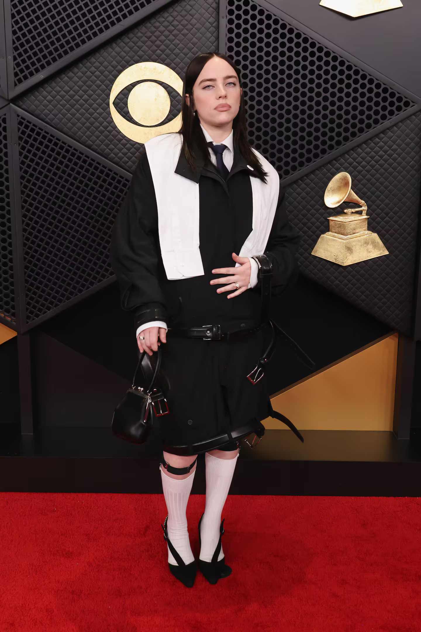 Billie Eilish steals the spotlight in an impeccable, custom Hodakova.