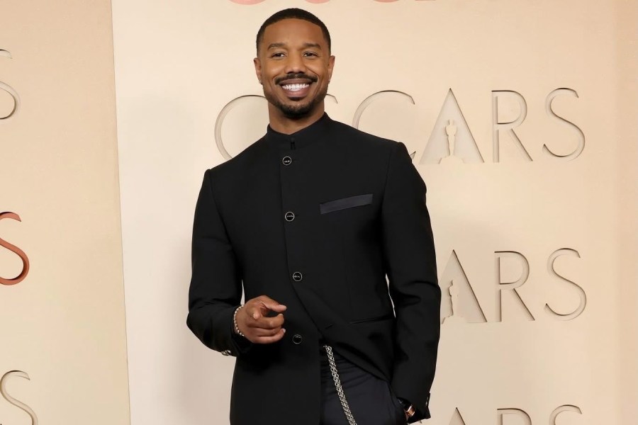 Michael B. Jordan looked dapper in an all-black suit. He bagged the Academy Award for Best Actor in a Leading Role for his splendid dual performance in the supernatural thriller Sinners.
