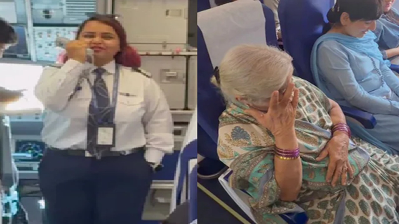 Watch: IndiGo Captain Made Emotional In-Flight Announcement For Grandmother, Will Bring Tears in Your Eyes