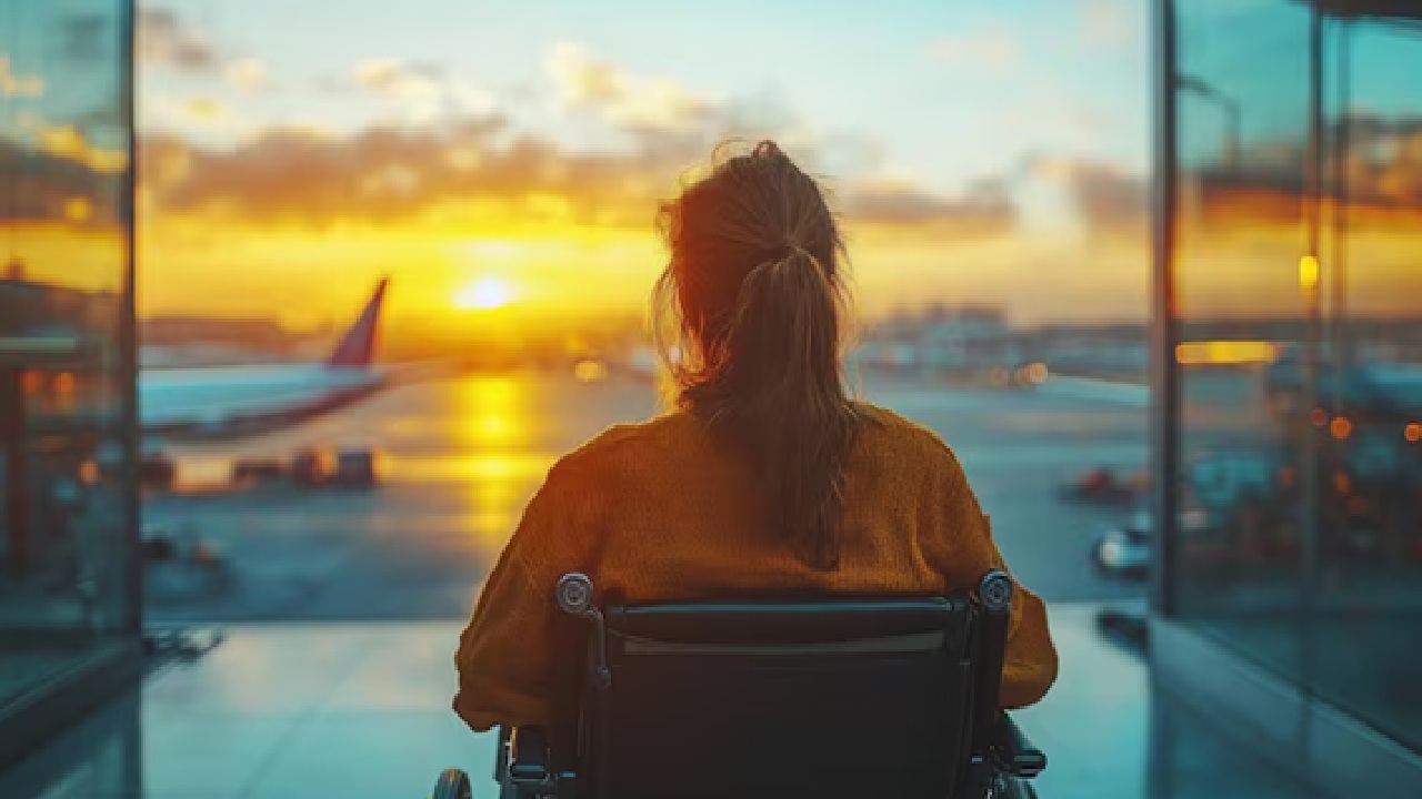 Offbeat News: Man Surprised as Woman Using Wheelchair Walks Easily in Heels at Airport, Post Viral