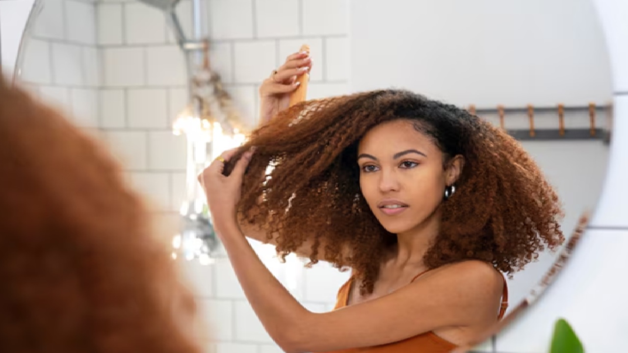 Make sure you get 7 to 9 hours of sleep every night since it helps regulate growth hormones and allows hair follicles to heal.