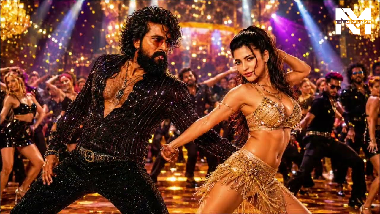Peddi’s Dance Track Hellallallo OUT: Ram Charan, Shruti Haasan, Janhvi Kapoor Dominate the Frame With Sizzling Moves Peddi’s Dance Track Hellallallo OUT: Ram Charan, Shruti Haasan, Janhvi Kapoor Dominate the Frame With Sizzling Moves