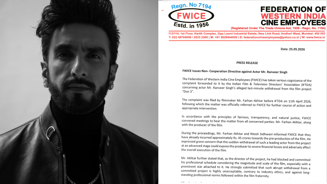 Ranveer Singh Faces FWICE Ban Amid Exit from Farhan Akhtar’s Don 3, Here’s an Inside Scoop of the Legal Matter