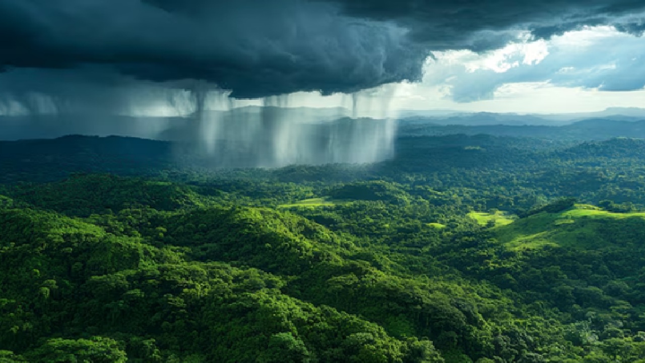 Cherrapunji in Meghalaya is a well known for being one of the rainiest places in the world and the precipitation transforms the landscape into a stunning green paradise. You can hike to the amazing live root bridges and see breathtaking, deafening drops like the Nohkalikai Falls.