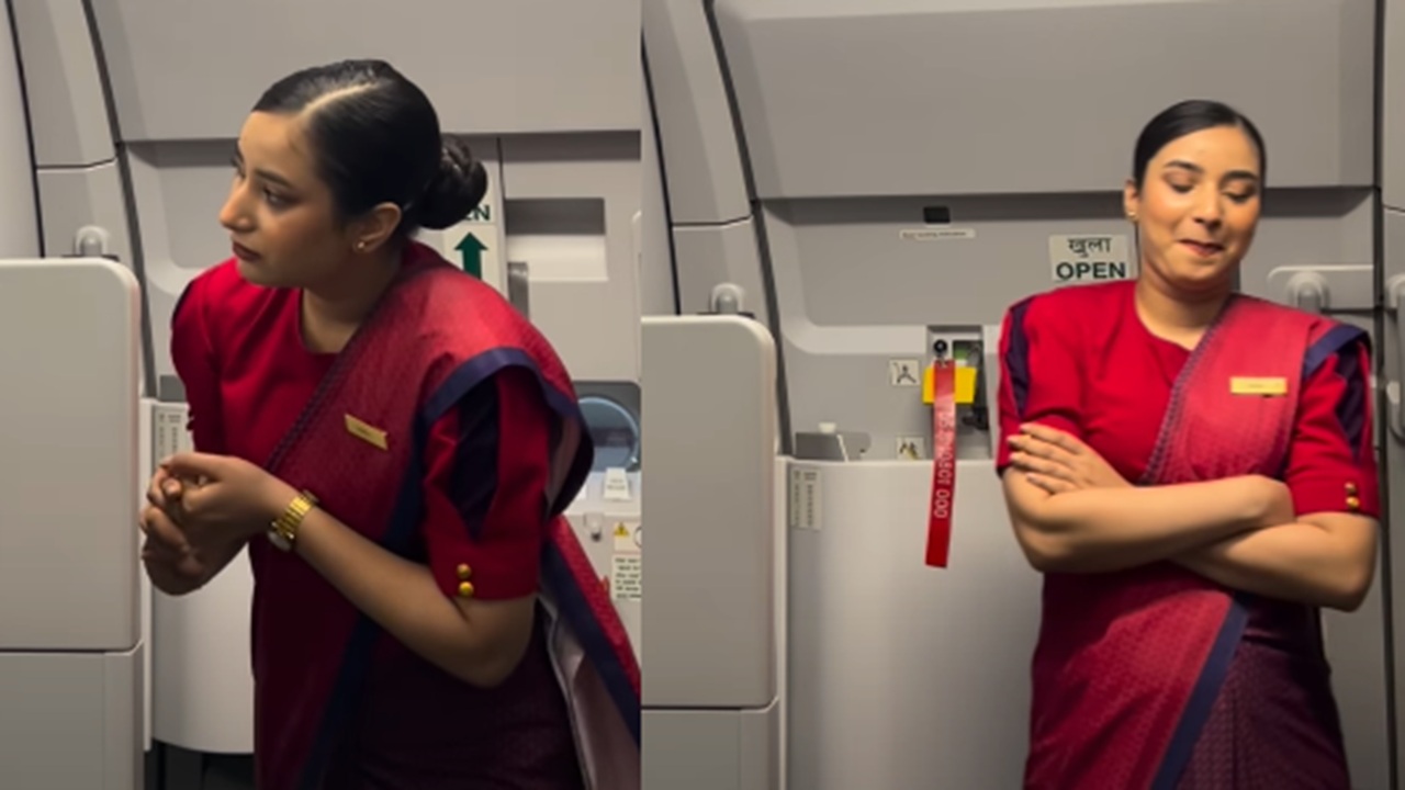 Flight Attendant’s Tiny Lie Leads to a Wholesome Surprise for Parents, Video Wins Hearts Online