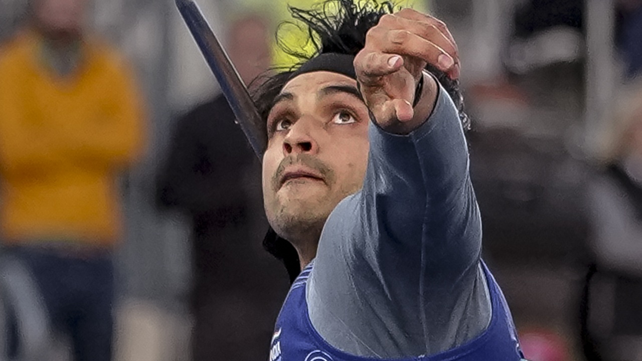 Neeraj Chopra Wins Silver in CWG Javelin Throw with a Season Best Throw of 85.83m