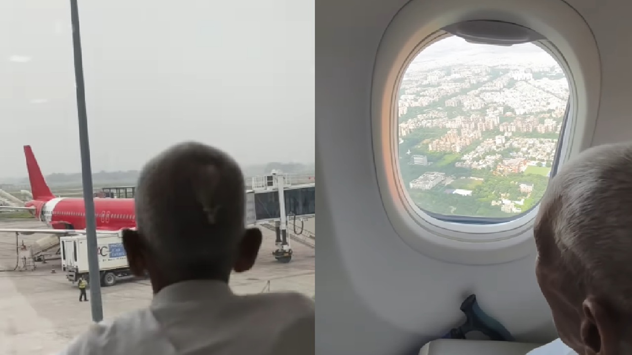 Man Travels with 80 Year Old Father, Shares His First Flight Experience