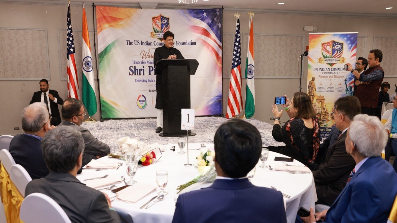 Union Minister Piyush Goyal Addressed Indian Diaspora in Chicago, Urged to Deepen Trade Ties